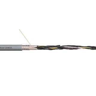 Igus Chainflex CF140.03.05.UL Screened 5-Core Control Cable 0.34mm² 22 AWG PVC Grey Sheath 10 m CF140.03.05.UL