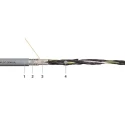 Igus Chainflex CF140.03.05.UL Screened 5-Core Control Cable 0.34mm² 22 AWG PVC Grey Sheath 10 m CF140.03.05.UL