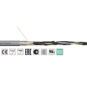 Igus Chainflex CF140.03.05.UL Screened 5-Core Control Cable 0.34mm² 22 AWG PVC Grey Sheath 10 m CF140.03.05.UL