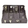 RS PRO Battery Holder for 4 AA Cells Polypropylene Snap-in Solder Tag Termination 58x64x16mm 185-4626