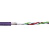 Igus chainflex CFBUS.PUR Data Cable 4 Cores 0.25mm² 24 AWG Screened 25 m Purple Polyurethane Sheath CFBUS.PUR.020