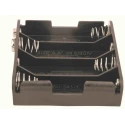 RS PRO Battery Holder for 4 AA Cells Snap-in Mount Polypropylene Body with Spring Termination 64mm Length 185-4642