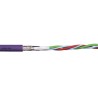 Igus chainflex CFBUS.PVC Data Cable, 4 Cores 0.5mm² 20 AWG, Screened, 25 m, Purple Polyvinyl Chloride Sheath CFBUS.PVC.022
