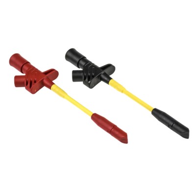 Hirschmann Test & Measurement Red, Black Grabber Clip 10 mm Tip 1kV Voltage 10A Current 4 mm Socket 162mm Length 935980217
