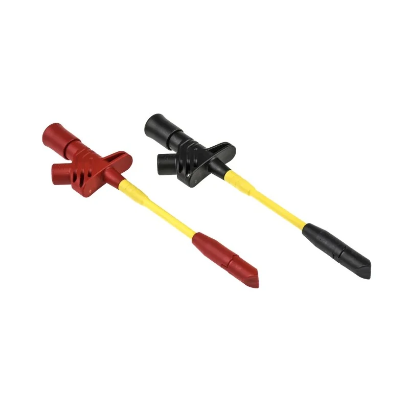 Hirschmann Test & Measurement Red, Black Grabber Clip 10 mm Tip 1kV Voltage 10A Current 4 mm Socket 162mm Length 935980217