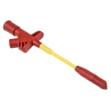 Hirschmann Test & Measurement Red, Black Grabber Clip 10 mm Tip 1kV Voltage 10A Current 4 mm Socket 162mm Length 935980217