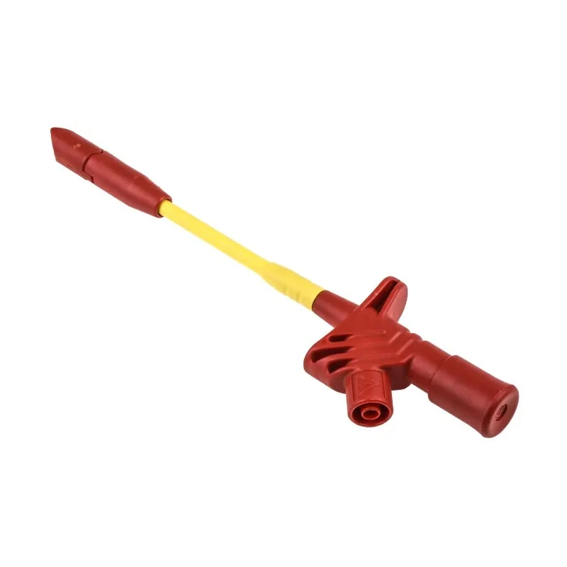 Hirschmann Test & Measurement Red, Black Grabber Clip 10 mm Tip 1kV Voltage 10A Current 4 mm Socket 162mm Length 935980217