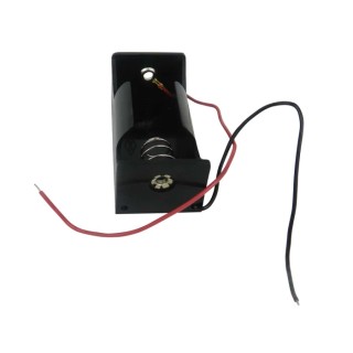 RS PRO C Size Battery Holder Lead Wire Polypropylene Body Coil Spring Termination 185-4679