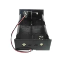RS PRO D Size 4 Cell Battery Holder with Coil Spring Termination Polypropylene Body 133.5x74x32mm 185-4693