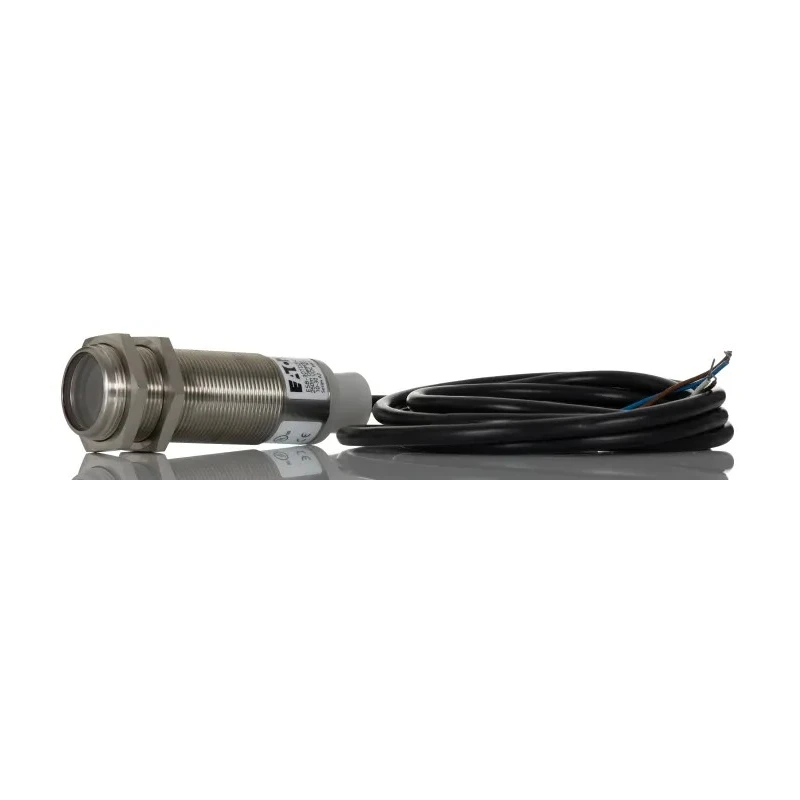 Eaton Photoelectric Sensor, Stainless Steel Housing, Flush Mount, 250 m Detection Range, PNP/NPN NO Output, Rated, M30 IP69K