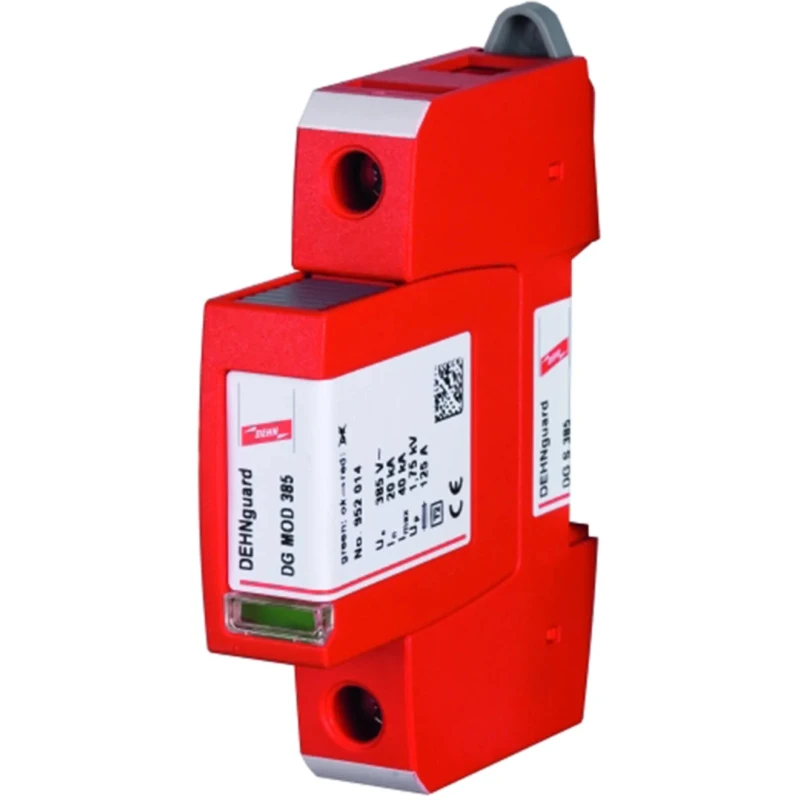 Dehn DG Modular Surge Protector 500V Maximum Voltage Rating 20 kA Maximum Surge Current Type 2 Arrester DG S 385