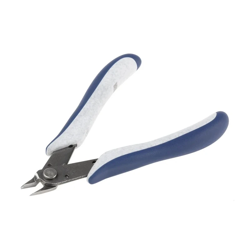 RS PRO ESD Safe Flush Side Cutter, Microshear, 127mm Length, 1.29mm Max Cutting Capacity, Carbon Steel Jaw 847-2964