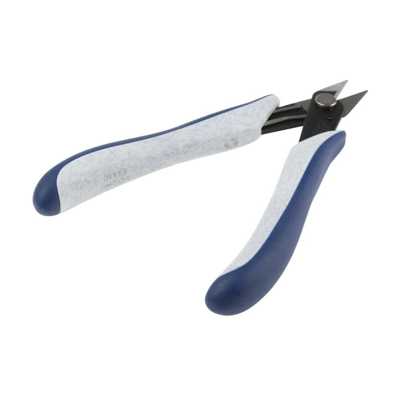 RS PRO ESD Safe Angle Side Cutter Mini 130mm Overall Length 0.8mm Cutting Capacity 847-2967