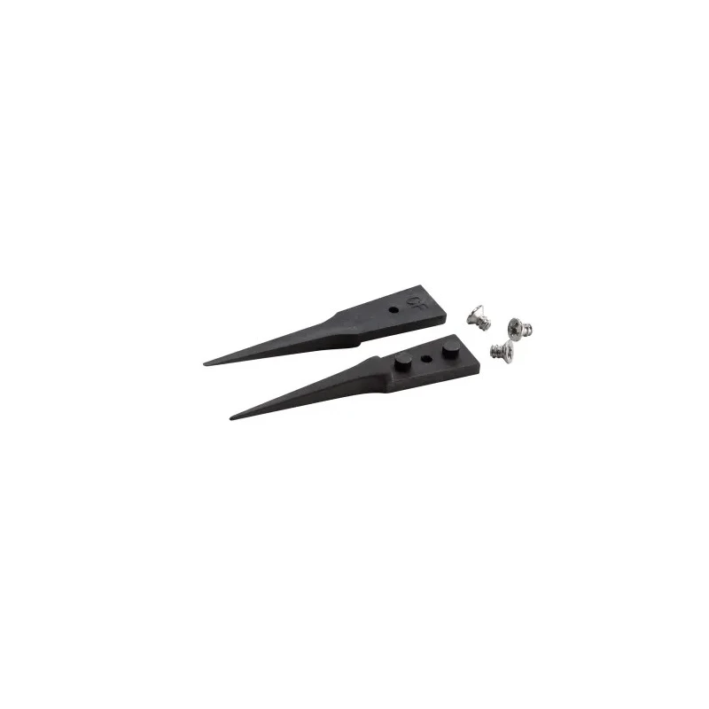 ideal-tek 40mm Carbon Fibre Plastic Straight Very Fine Sharp ESD Safe ESD Replaceable Tweezer A5CF