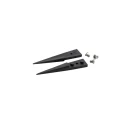 ideal-tek 40mm Carbon Fibre Plastic Fine Strong Straight Pointed ESD Safe Replaceable Tweezer A259CF