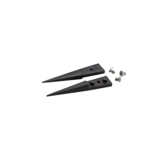 ideal-tek 40mm Carbon Fibre Plastic Fine Strong Straight Pointed ESD Safe Replaceable Tweezer A259CF