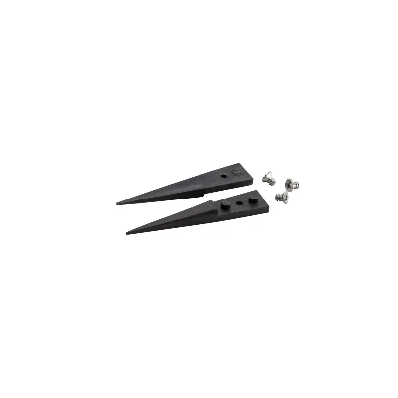 ideal-tek 40mm Carbon Fibre Plastic Fine Strong Straight Pointed ESD Safe Replaceable Tweezer A259CF