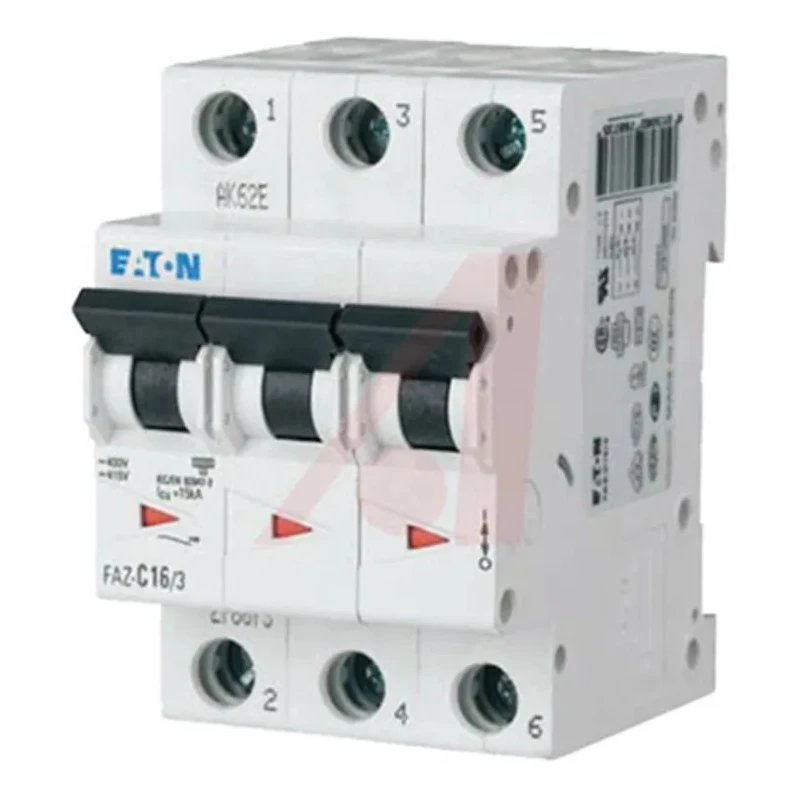 Eaton xEffect Miniature Circuit Breaker 3-Pole 63A Type B 415V AC 10 kA Breaking Capacity 278853 FAZ-B63/3