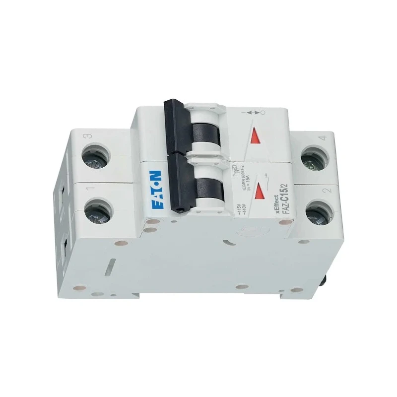 Eaton xEffect FAZ Miniature Circuit Breaker 2-Pole 15A Type C 415V AC 415V DC 10 kA Breaking Capacity 278759 FAZ-C15/2