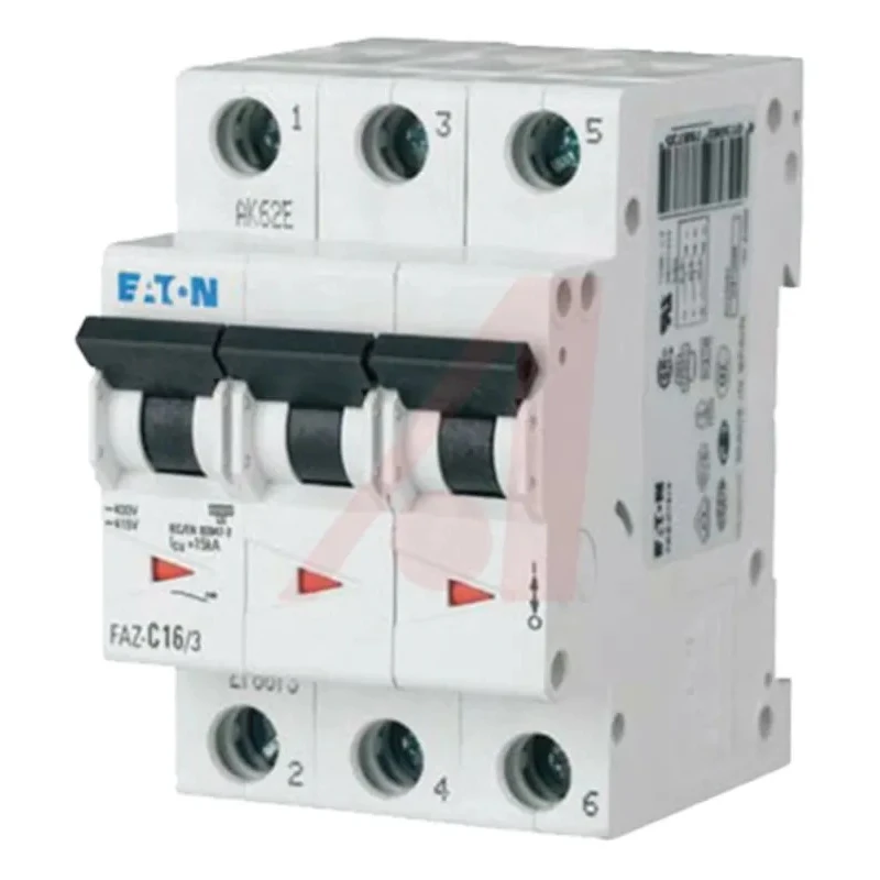 Eaton xEffect Miniature Circuit Breaker 3-Pole 5A Type C 415V AC 10 kA Breaking Capacity 278866 FAZ-C5/3