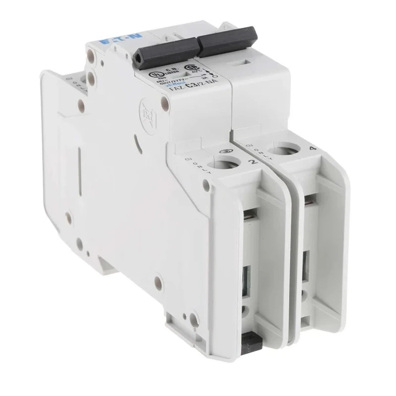 Eaton xEffect Miniature Circuit Breaker, 2-Pole, 3A, Type C, 415V AC, 10 kA Breaking Capacity 102161 FAZ-C3/2-NA