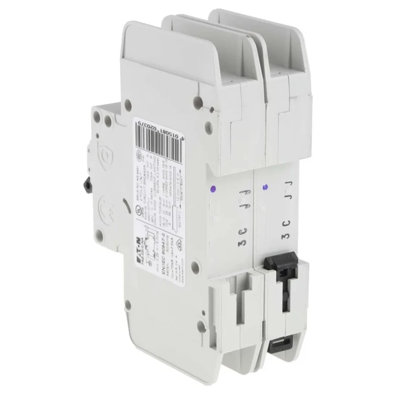 Eaton xEffect Miniature Circuit Breaker, 2-Pole, 3A, Type C, 415V AC, 10 kA Breaking Capacity 102161 FAZ-C3/2-NA