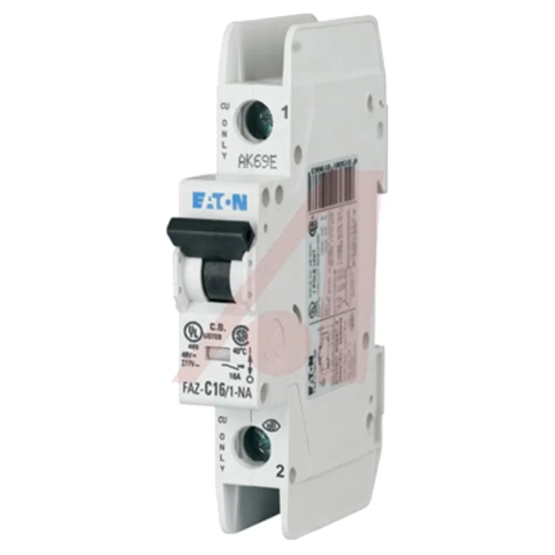 Eaton xEffect FAZ Miniature Circuit Breaker, 1-Pole, 1.5A, Type D, 240V AC, 48V DC, 10 kA Breaking 102099 FAZ-D1,5/1-NA