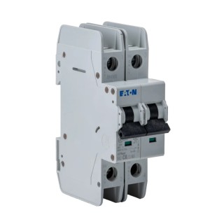 RS PRO xEffect Miniature Circuit Breaker, 2 Poles, 6A, Type C Tripping, 415V AC, 60V DC, 10 kA Breaking 102164 FAZ-C6/2-NA