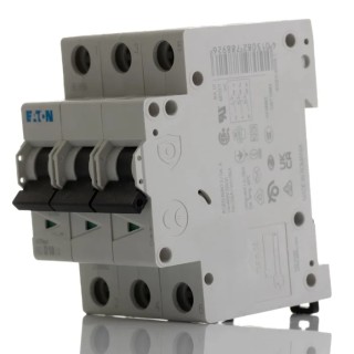 Eaton xEffect Miniature Circuit Breaker, 3-Pole, 10A, Type D, 415V AC, 10 kA Breaking Capacity 278892 FAZ-D10/3