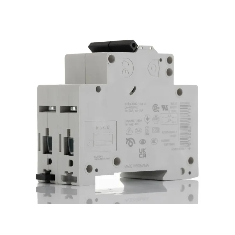 Eaton xEffect Miniature Circuit Breaker, 2-Pole, 4A Current Rating, Type D, 415V AC, 10 kA Breaking Capacity 278775 FAZ-D4/2