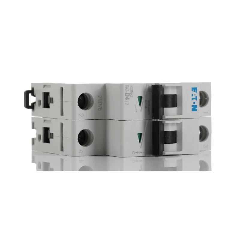 Eaton xEffect Miniature Circuit Breaker, 2-Pole, 4A Current Rating, Type D, 415V AC, 10 kA Breaking Capacity 278775 FAZ-D4/2