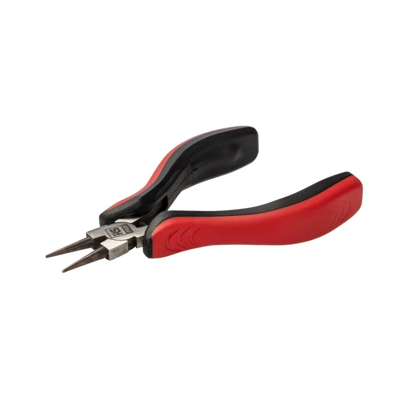 RS PRO 1-Piece Round Nose Plier, 130mm Overall Length, Carbon Steel, Polished Finish 847-3730