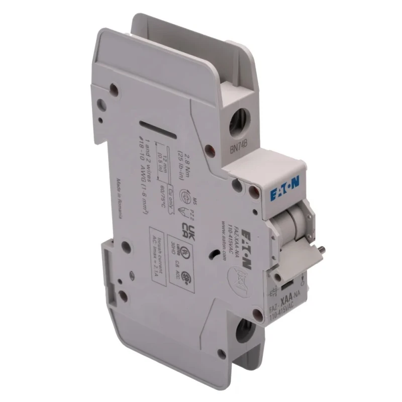 Eaton 3 Phase Surge Protector 15 kA 415 V AC DIN Rail 102036 FAZ-XAA-NA110-415VAC