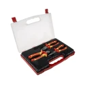 RS PRO VDE Insulated 3-Piece Plier Set Combination Pliers, Cutters, Long Nose Pliers 847-3734