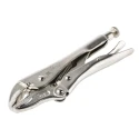 RS PRO Locking Plier 178mm Overall Chrome Vanadium Steel Cushion Grip Sand Blasted Nickel Plated 847-3740