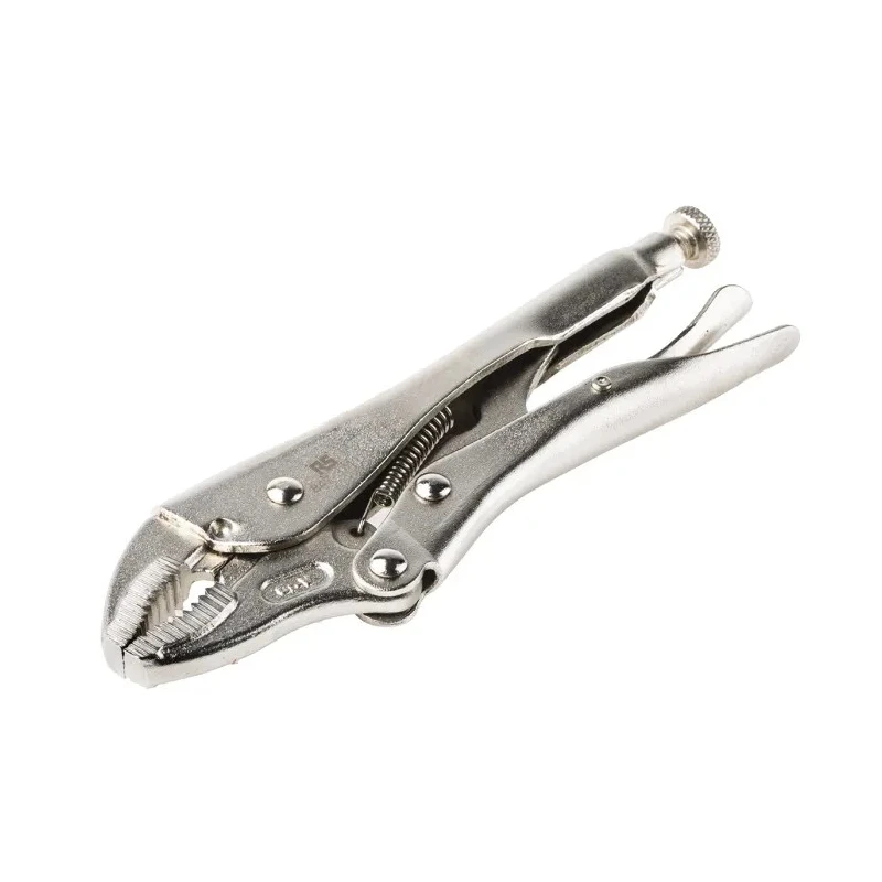 RS PRO Locking Plier 178mm Overall Chrome Vanadium Steel Cushion Grip Sand Blasted Nickel Plated 847-3740