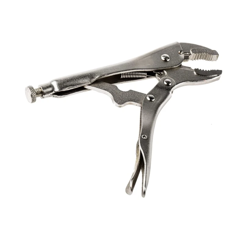 RS PRO Locking Plier 178mm Overall Chrome Vanadium Steel Cushion Grip Sand Blasted Nickel Plated 847-3740