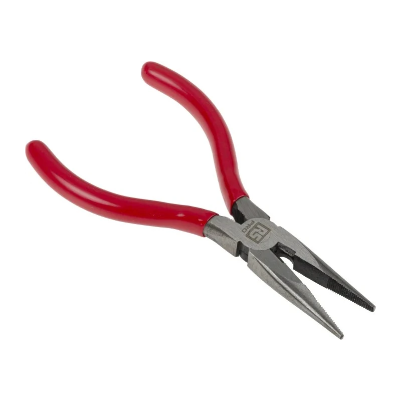 RS PRO Chrome Vanadium Steel Long Nose Plier, 140 mm Overall Length 847-3756