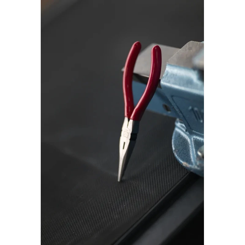 RS PRO Chrome Vanadium Steel Long Nose Plier, 140 mm Overall Length 847-3756