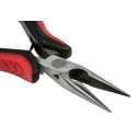 RS PRO 1-Piece Long Nose Plier Serrated, Ergonomic Handle, High Carbon Steel, Polished Finish, 5.7in Overall 847-3793