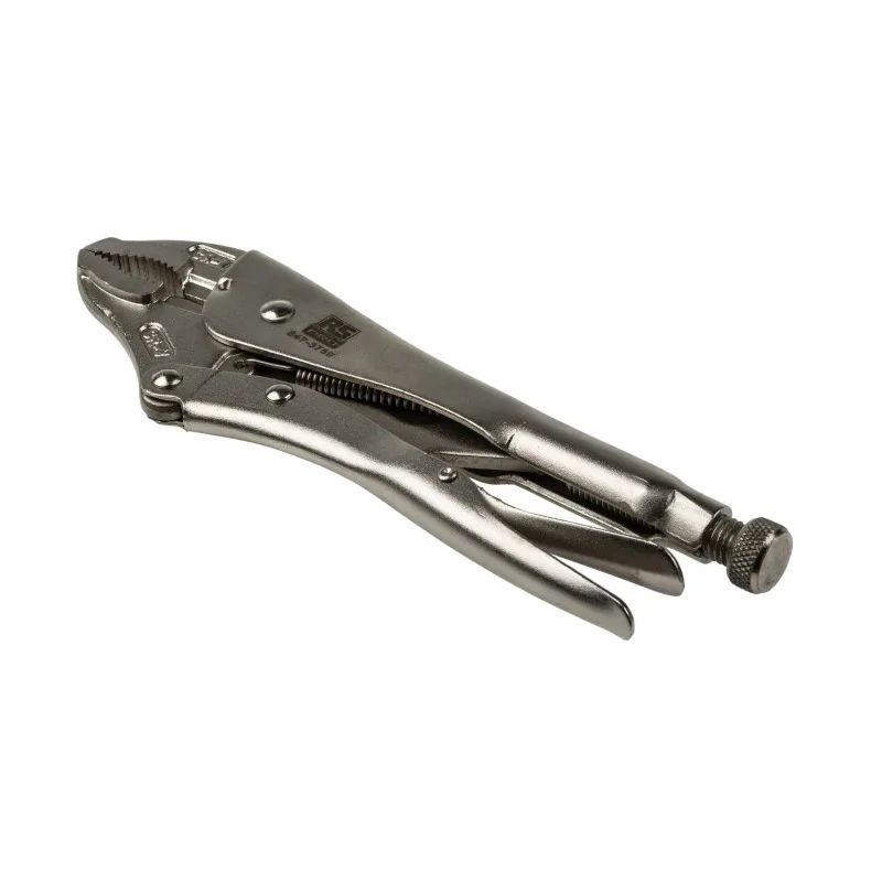 RS PRO Locking Plier Curved Jaw, Nickel Plated Chrome Vanadium Steel, 254mm Overall Length 847-3759