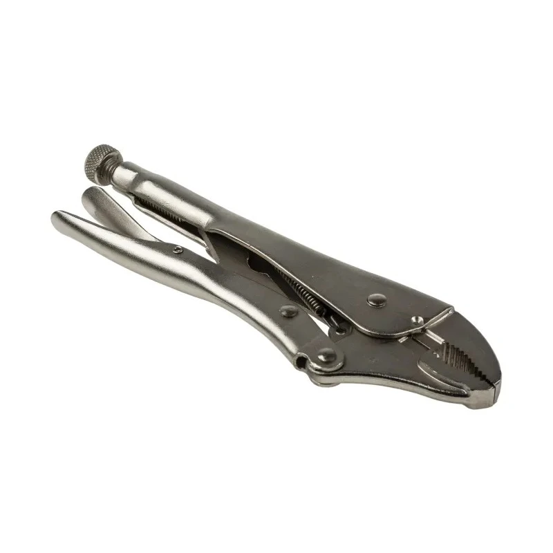 RS PRO Locking Plier Curved Jaw, Nickel Plated Chrome Vanadium Steel, 254mm Overall Length 847-3759