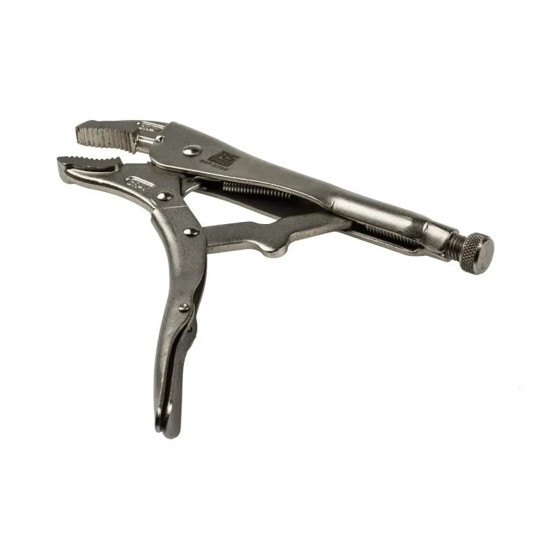 RS PRO Locking Plier Curved Jaw, Nickel Plated Chrome Vanadium Steel, 254mm Overall Length 847-3759