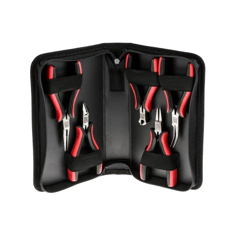 RS PRO 5-Piece Mini Plier Quality Plier Set Chrome Vanadium Steel Polished Finish 847-3819