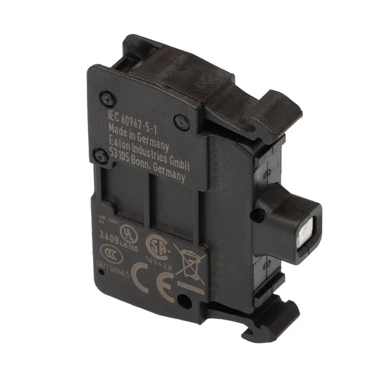 Eaton RMQ Titan M22 Series Light Block 12 V AC/DC Blue LED, 1 NO/1 NC Contact Configuration 218061 M22-CLED-B