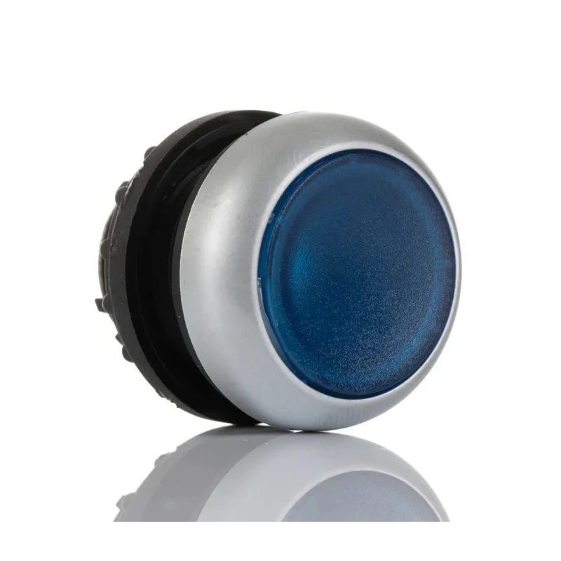 Eaton M22 Series Blue Momentary Push Button Head 22 mm Cutout, Plastic, IP67, 216931 M22-DL-B