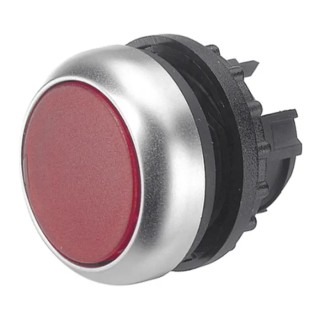 Eaton M22 Series Red Momentary Push Button Head IP67, 22 mm Cutout Diameter, Plastic Dome, 216925 M22-DL-R