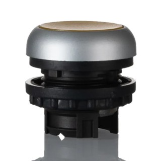 Eaton Yellow Momentary Push Button Head 22 mm Cutout IP67 Plastic Round M22-DL-Y 216929 M22-DL-Y