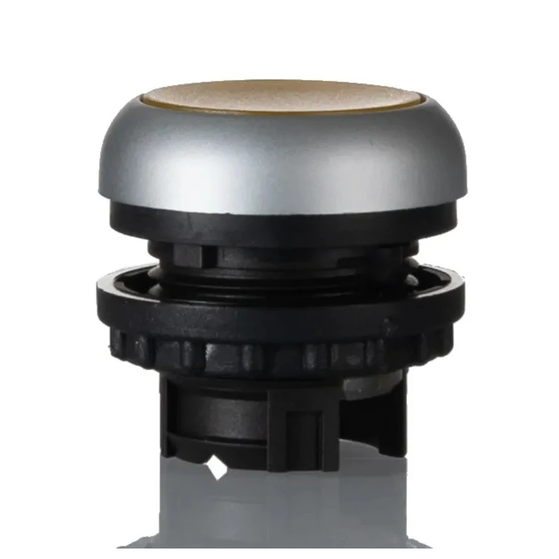 Eaton Yellow Momentary Push Button Head 22 mm Cutout IP67 Plastic Round M22-DL-Y 216929 M22-DL-Y