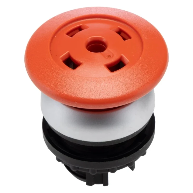 Eaton RMQ Titan Series Red Momentary Mushroom Push Button Head, 22 mm Cutout, IP67 Protection 216731 M22-DP-R-X